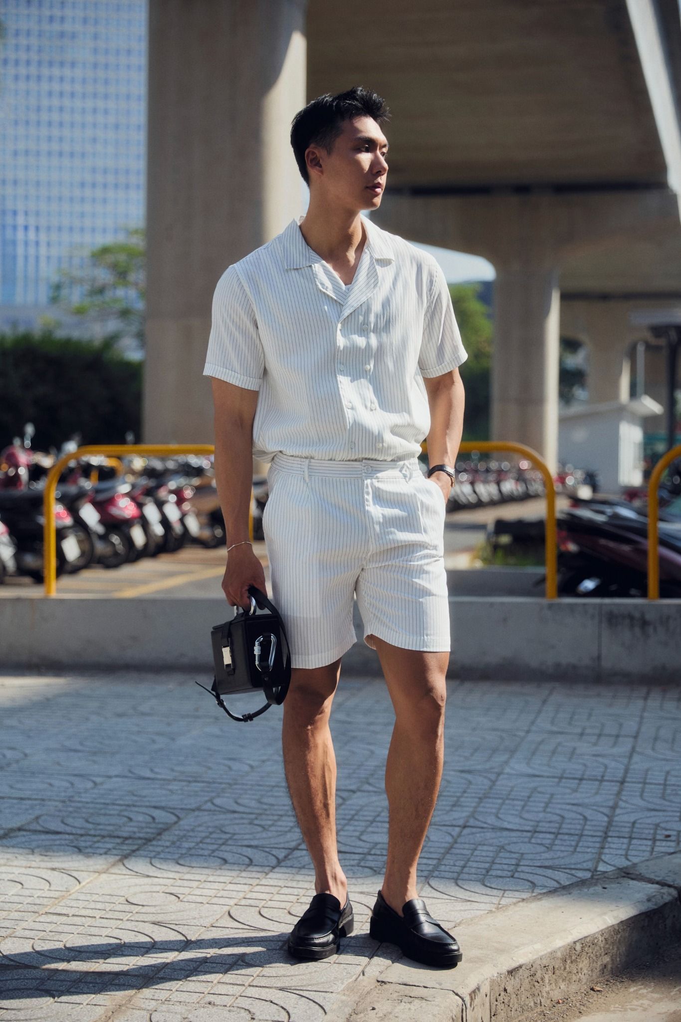 Set Shirt Short 8B Stripes GS