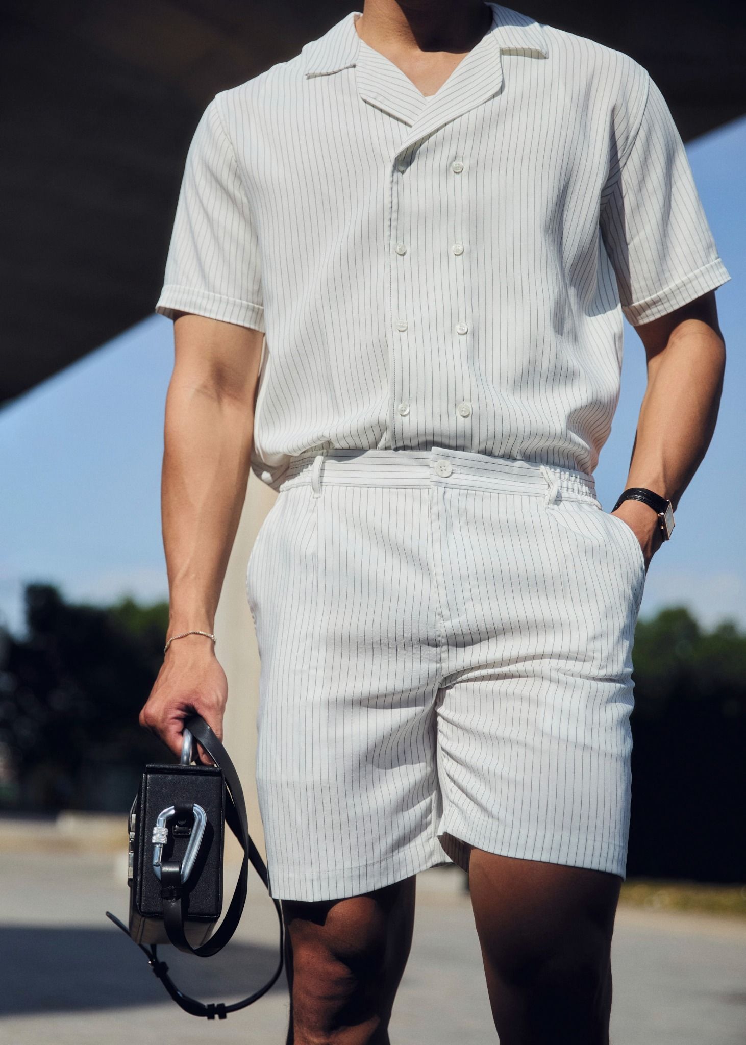 Set Shirt Short 8B Stripes GS