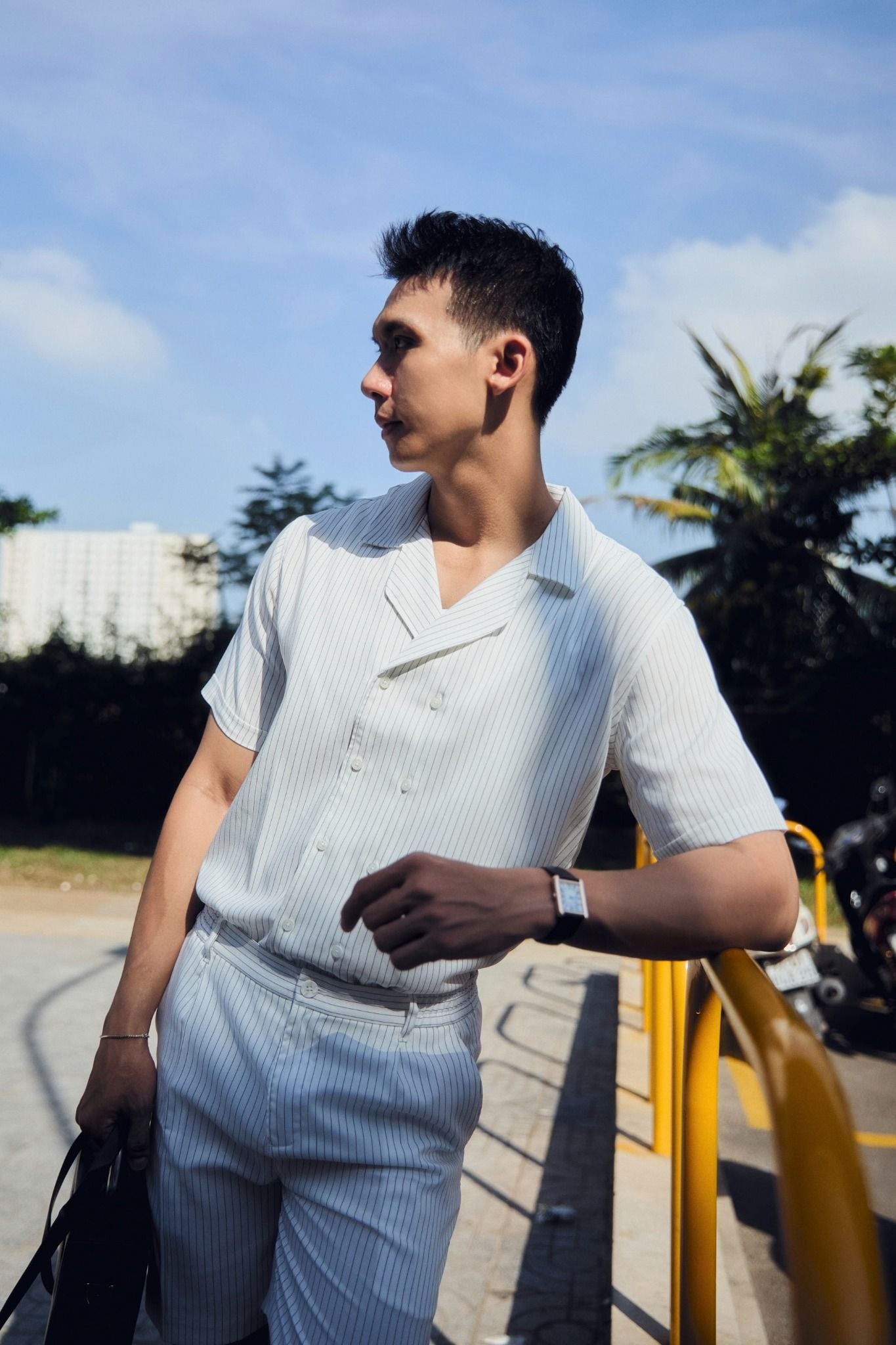 Set Shirt Short 8B Stripes GS