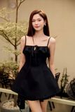 Đầm Ngắn Strap Lacey Detail