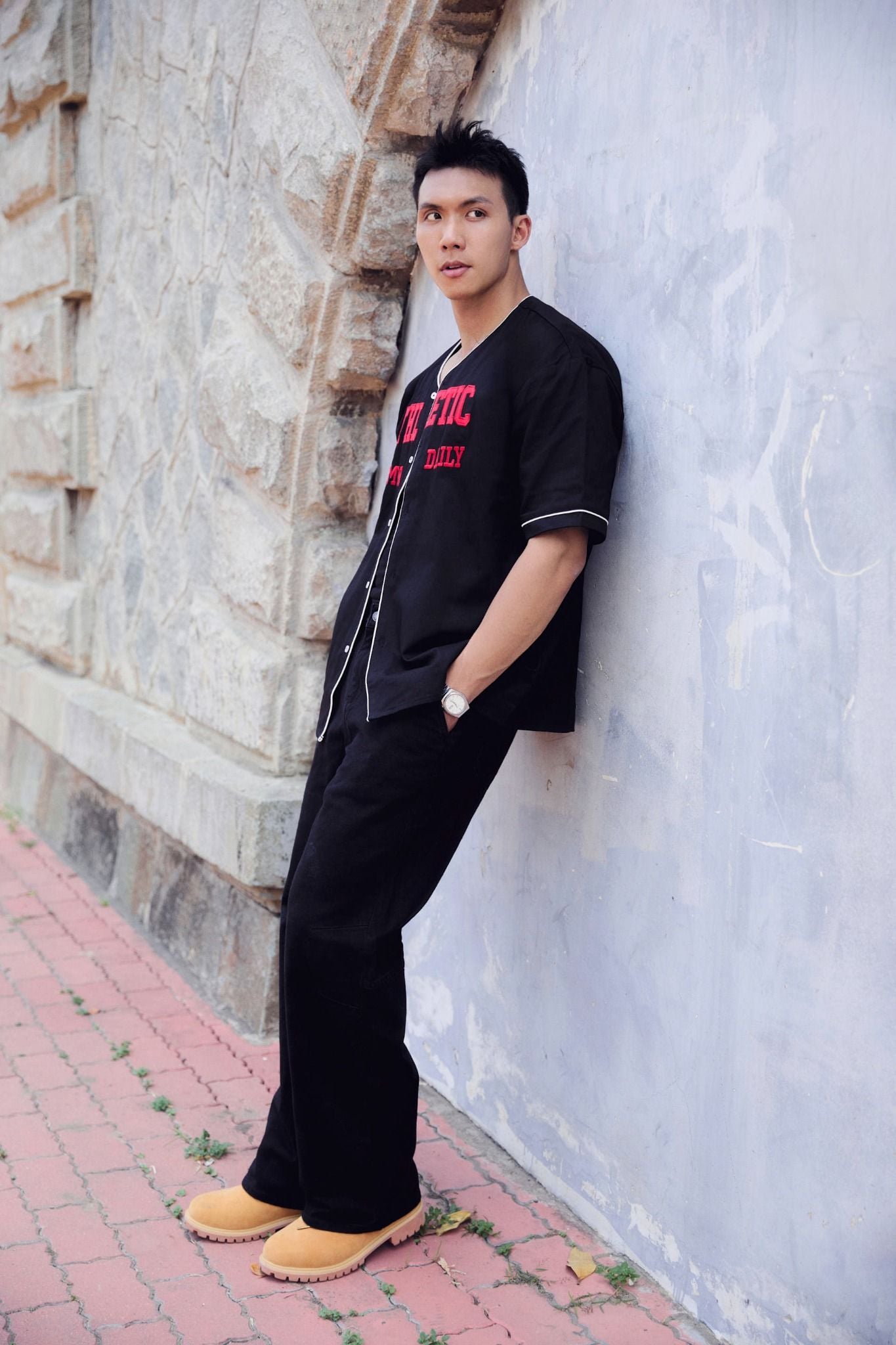 Quần Jean Straight Camplife Attached Pocket