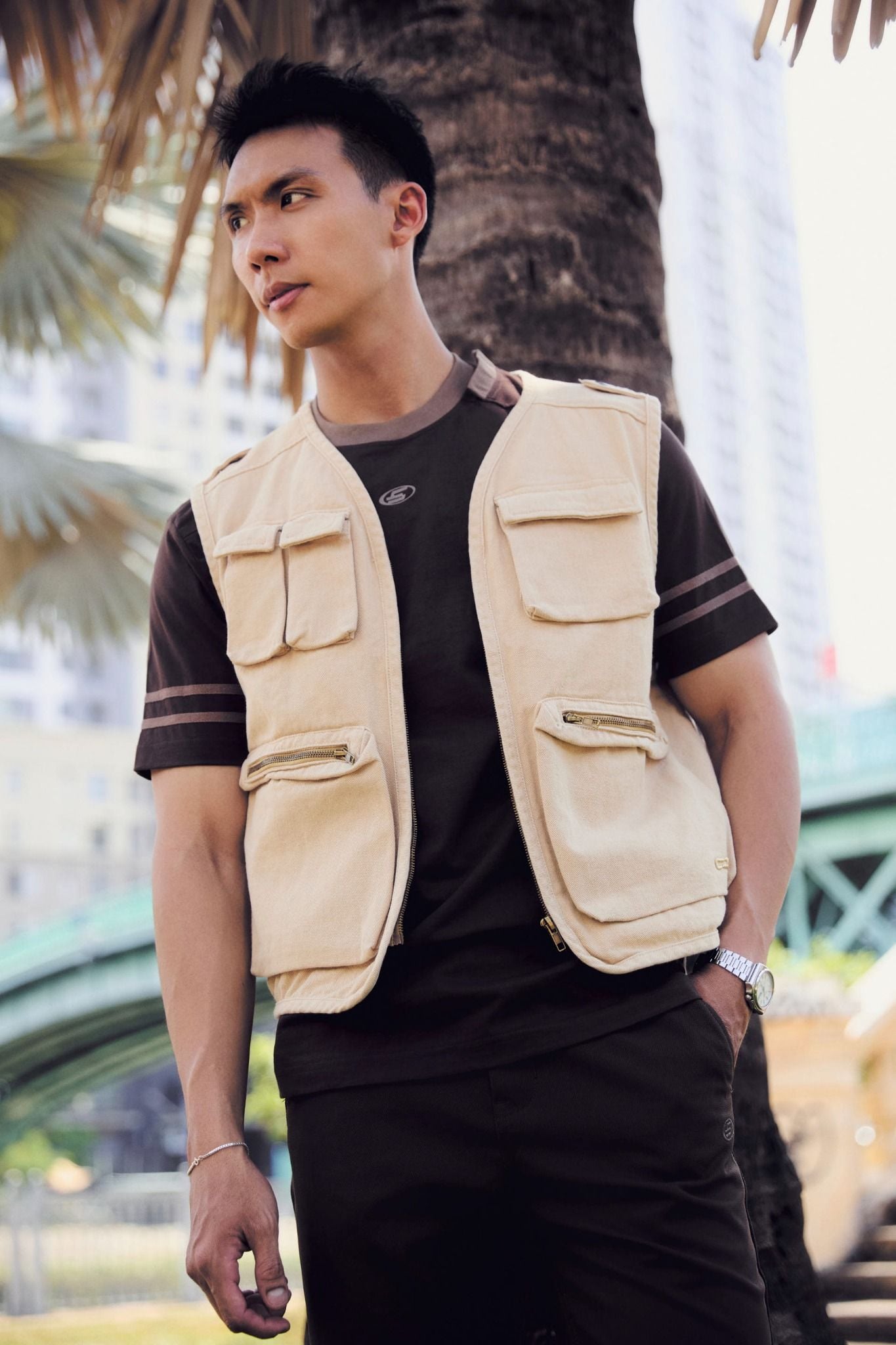 Áo Thun Regular Collorline Mix