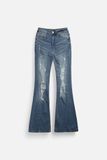 Quần Jean Flare Distressed Style