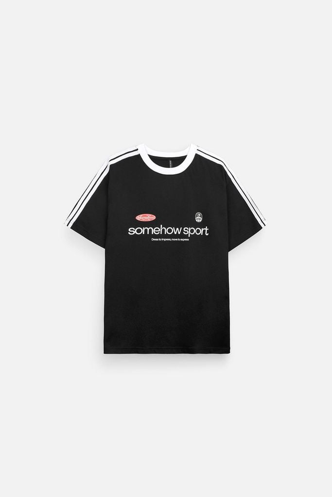  Áo Thun Sport Dual Lines 