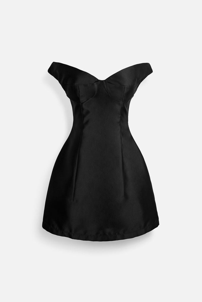  Đầm Ngắn Shoulder Waist Impress 