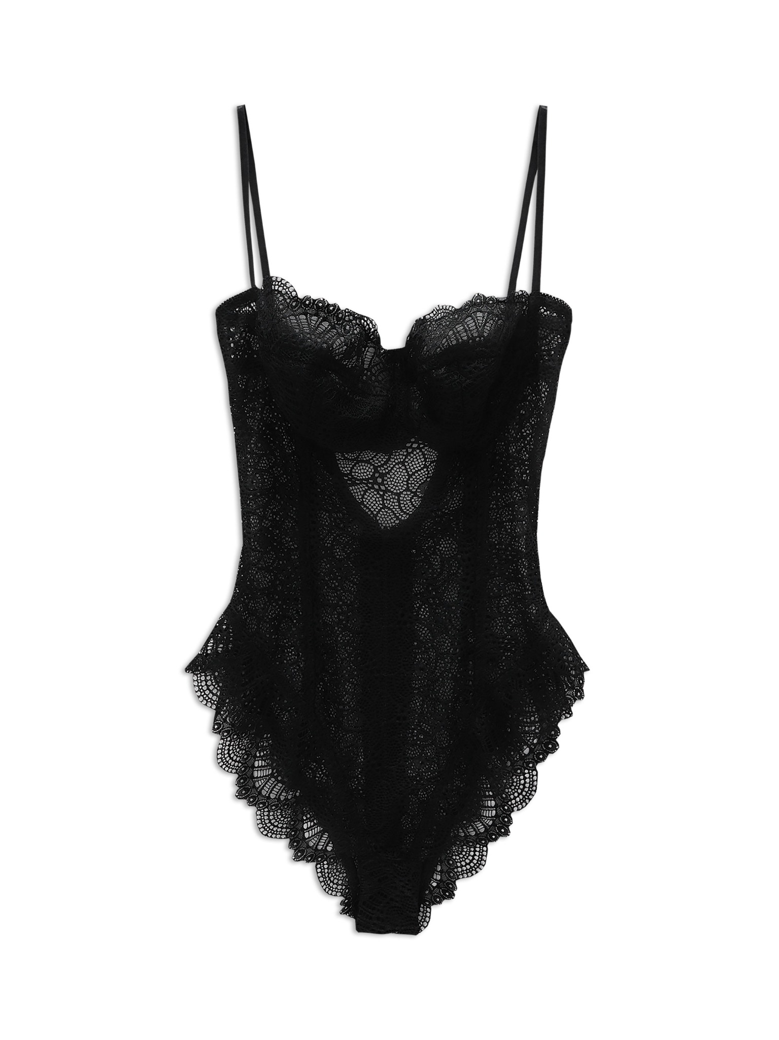 Áo Bodysuit Lingerie Lace