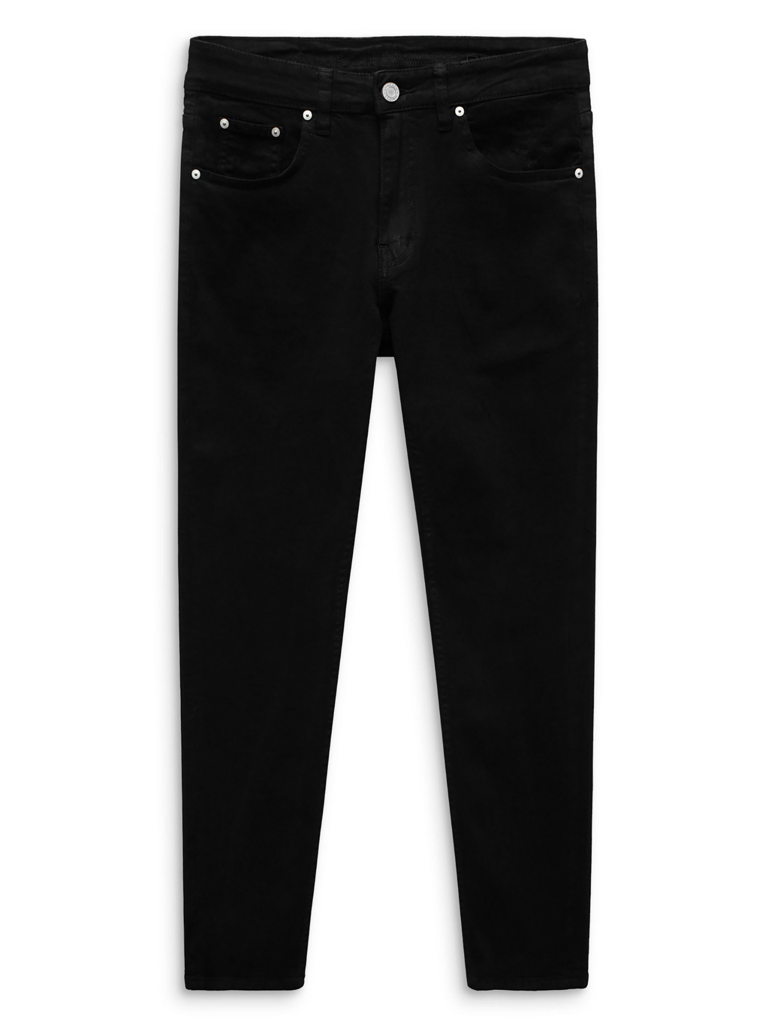 Quần Jean Skinny Lettering Black