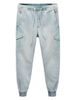 Jogger Denim Angle Side Zipper