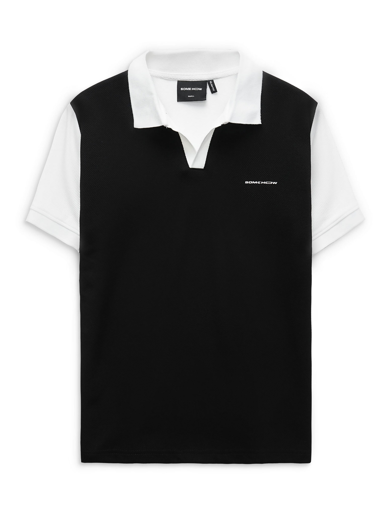 Set Polo Black White Short