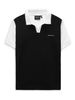 Set Polo Black White Short