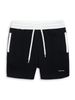 Set Polo Black White Short