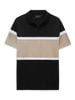 Áo Polo Midlane Beige Black White