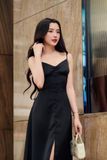 Đầm Dài Silky Buttons