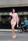 Đầm Ngắn Long Sleeves Corset Form
