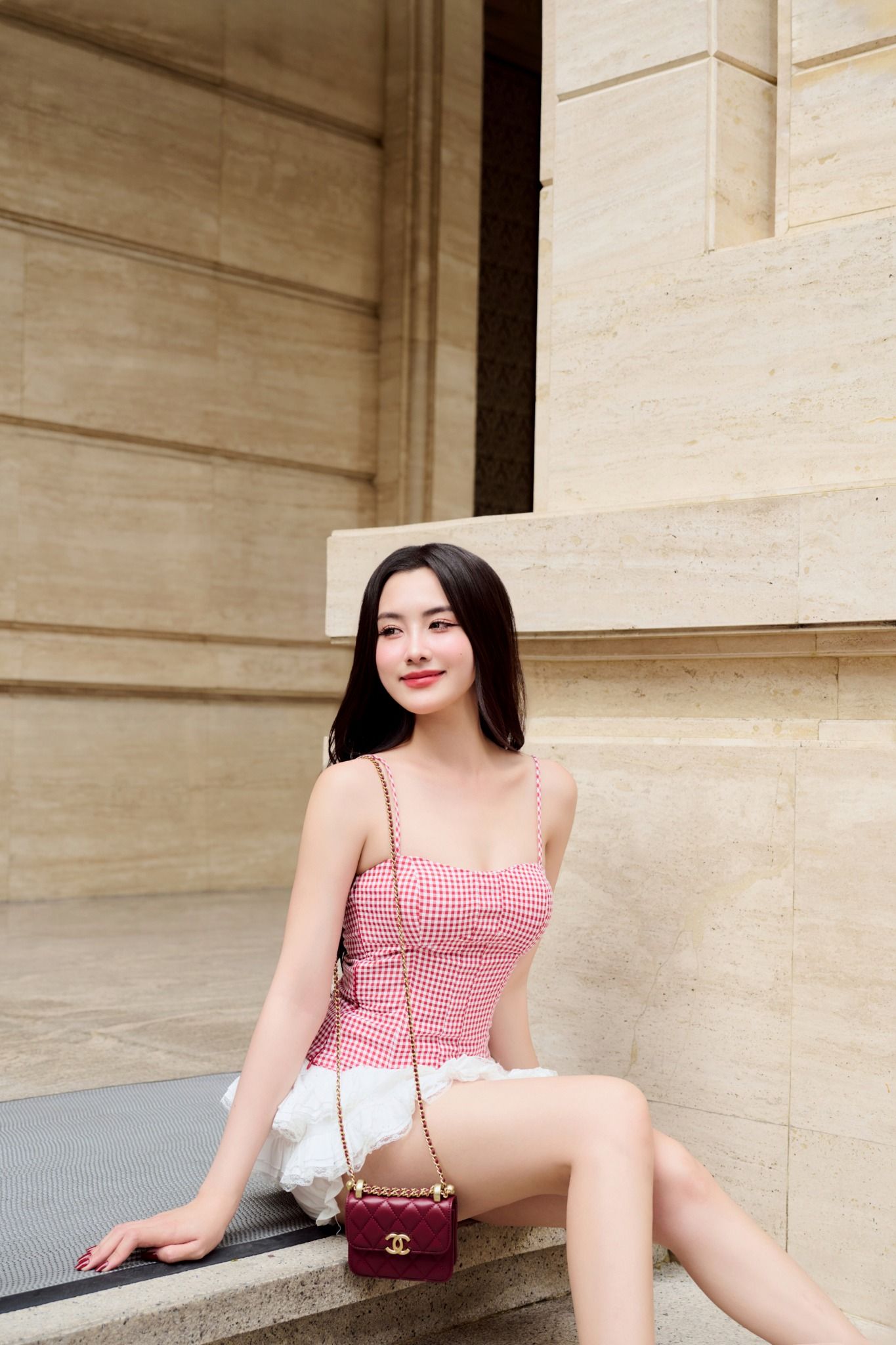 Chân Váy Ngắn Ruff Layers