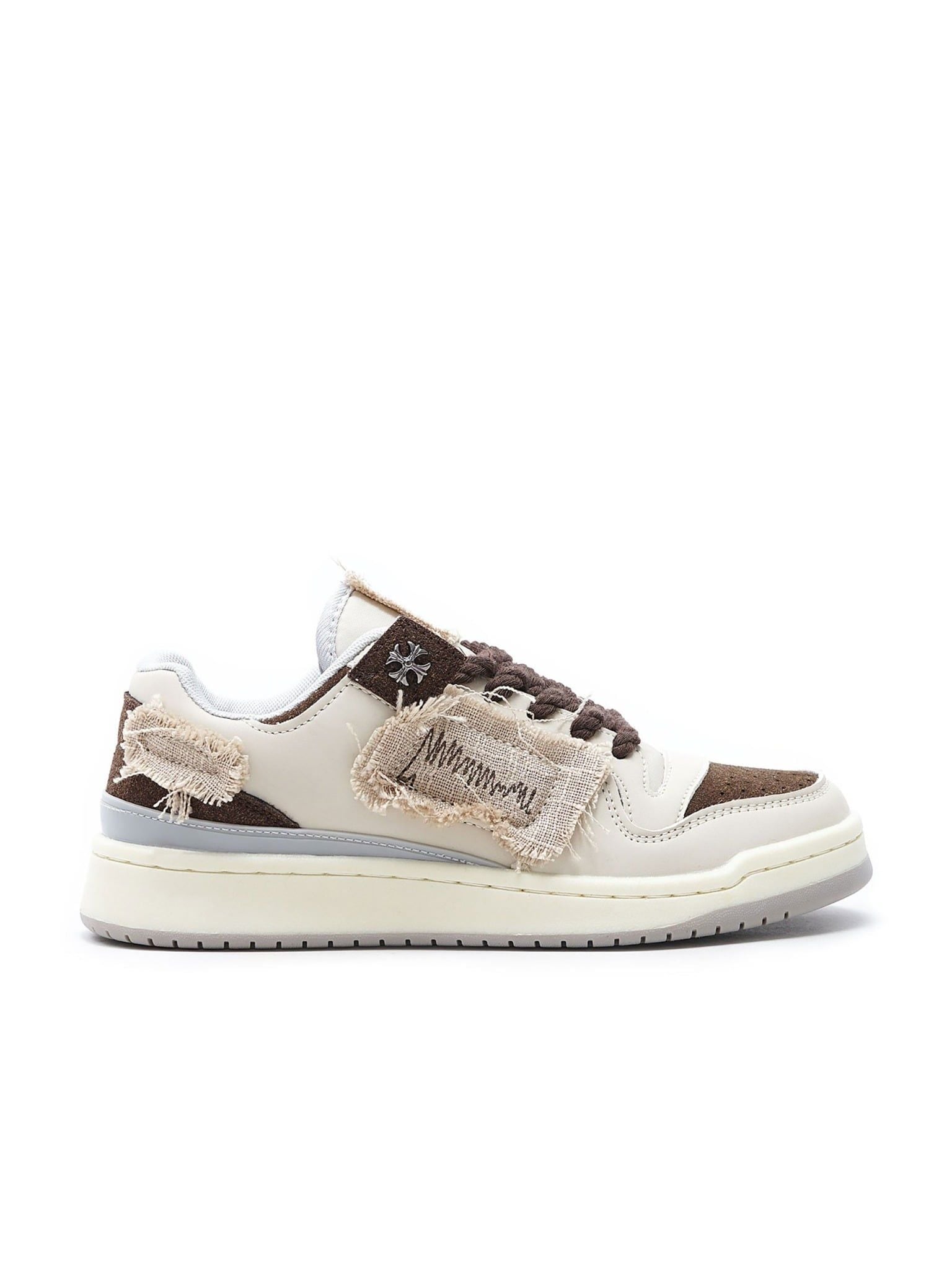 Giày Brown Cream Pattern