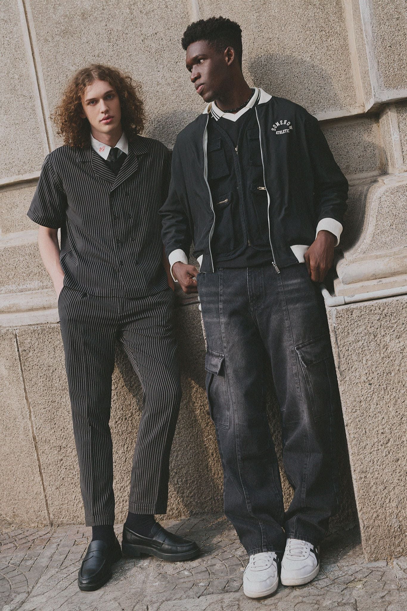 Quần Tây Sidetab Formal Stripes