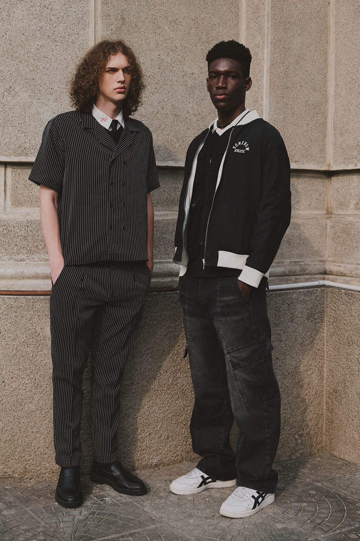 Quần Tây Sidetab Formal Stripes