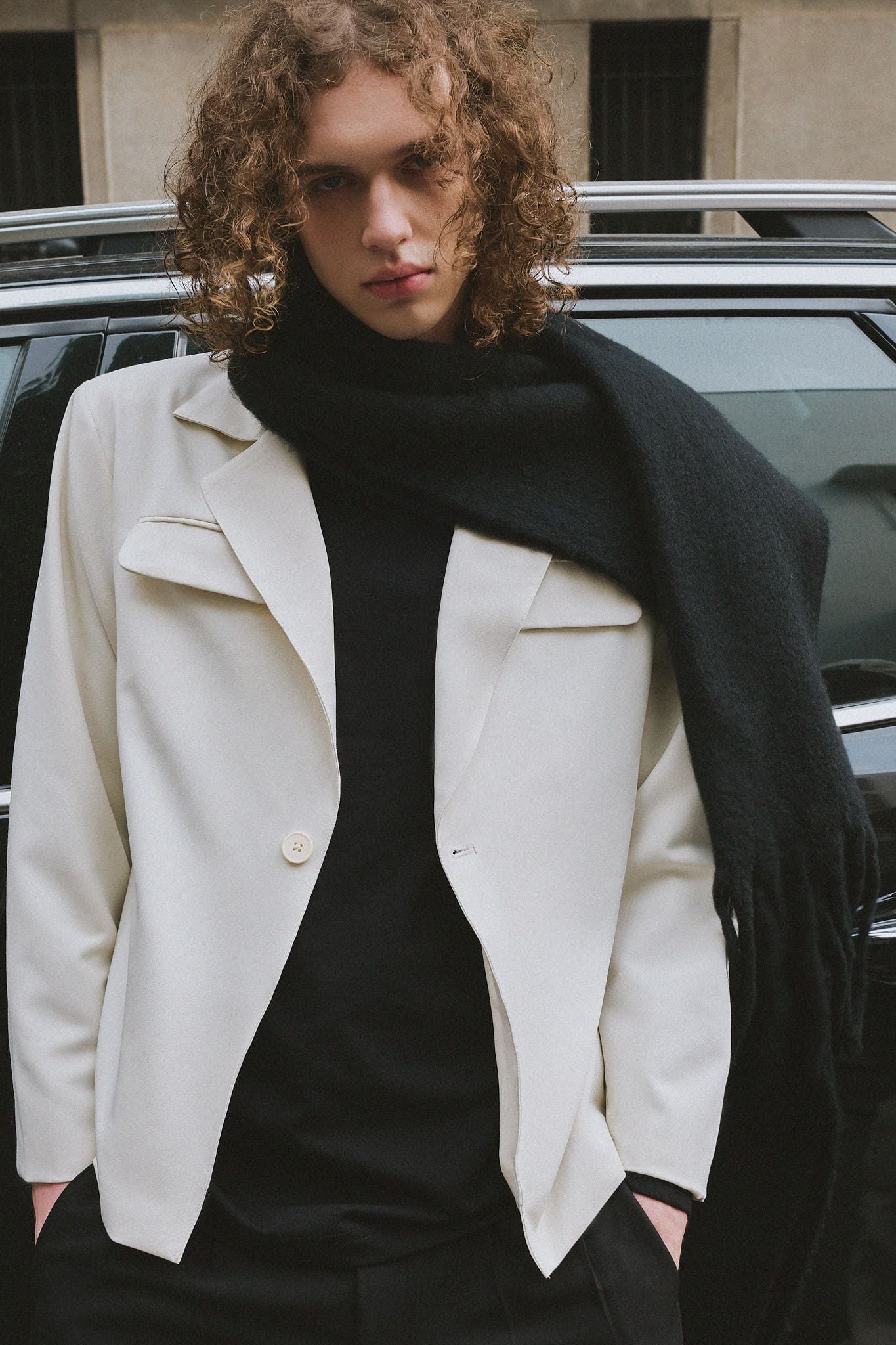  Áo Blazer Notch Lapel Gentle 