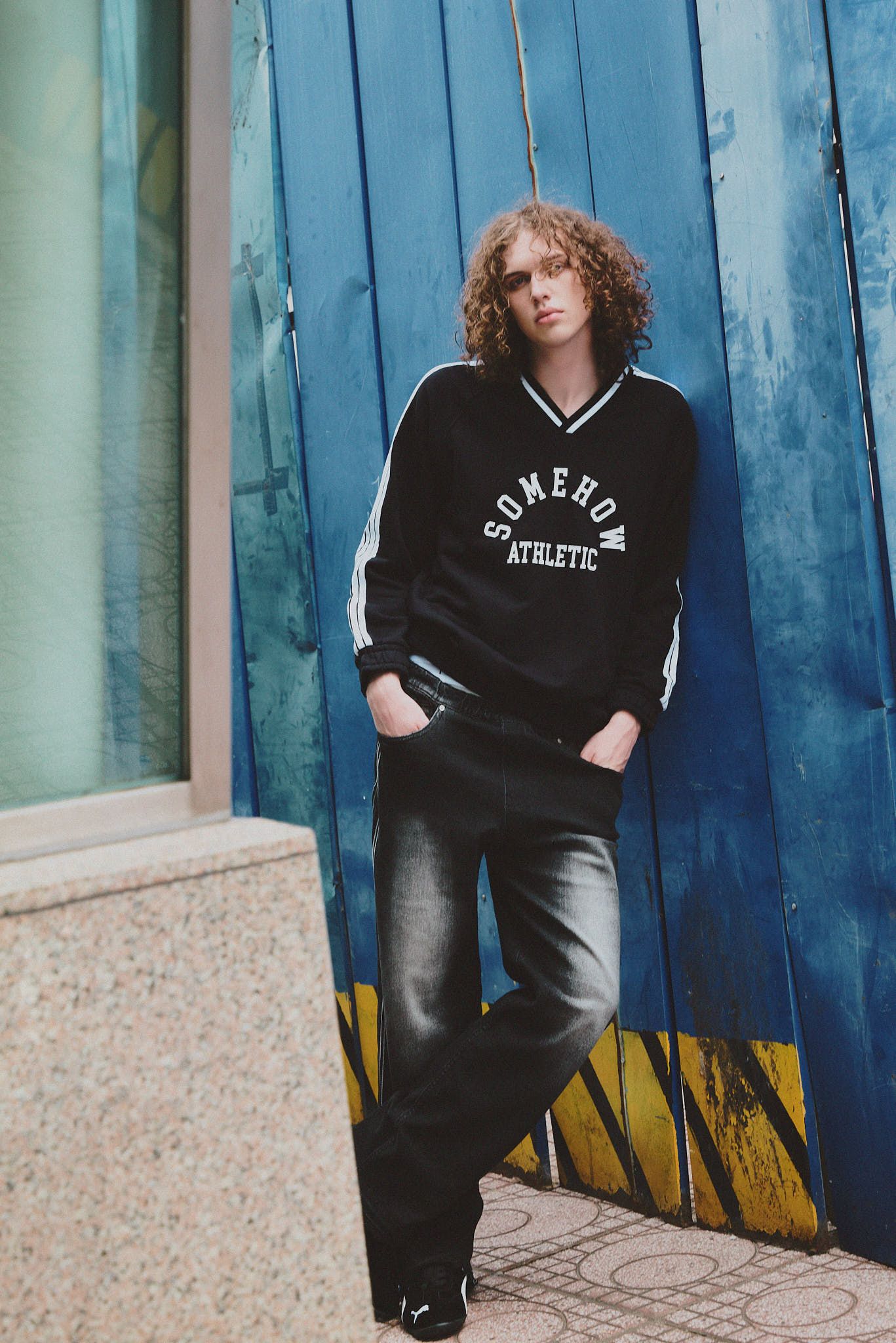 Quần Jean Relaxed Lineside