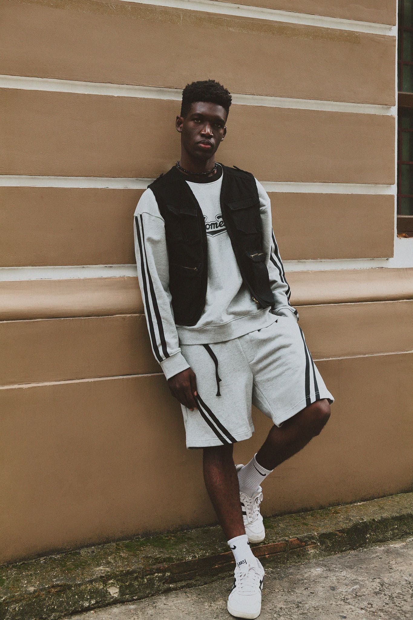  Áo Nỉ Vintage Athletic Snap 