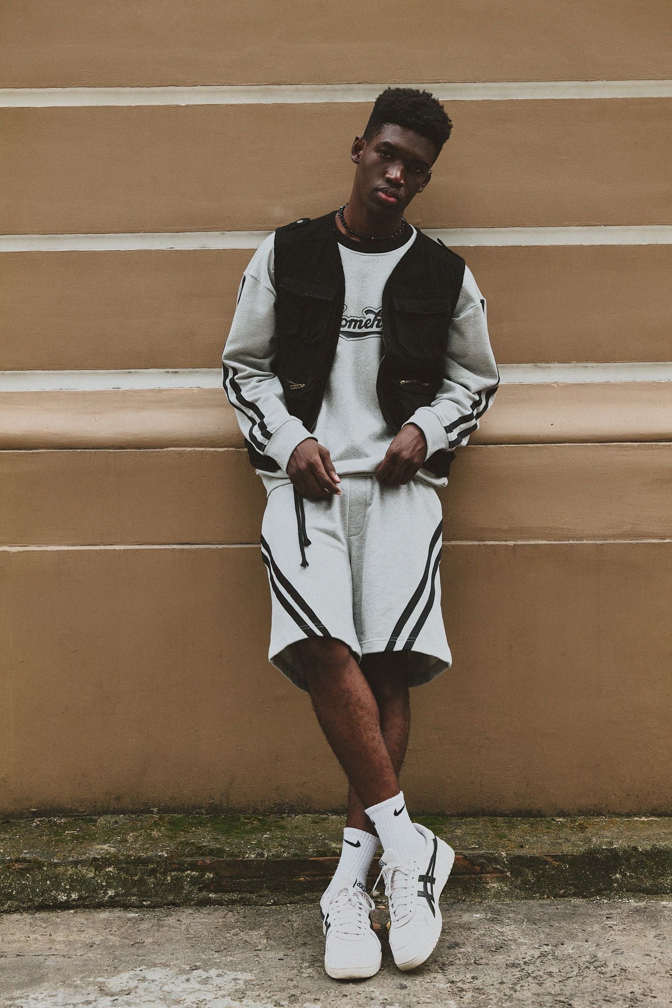 Quần Short Relaxed Diag Dualine