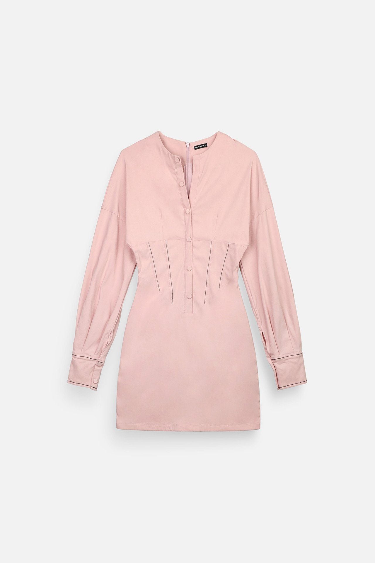 Đầm Ngắn Long Sleeves Corset Form