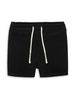 Quần Short Brand Drawstring Black