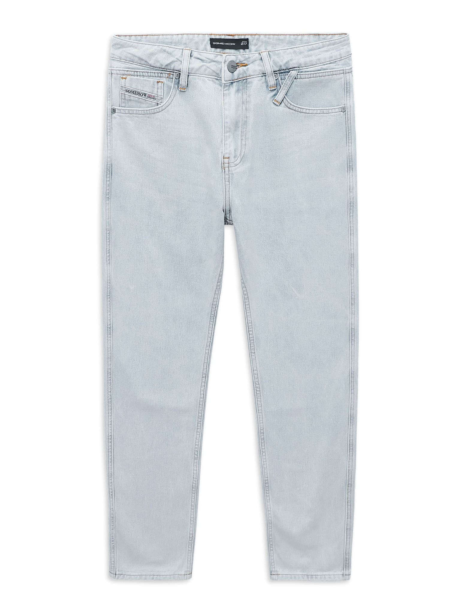 Quần Jean Straight Basic Light Blue