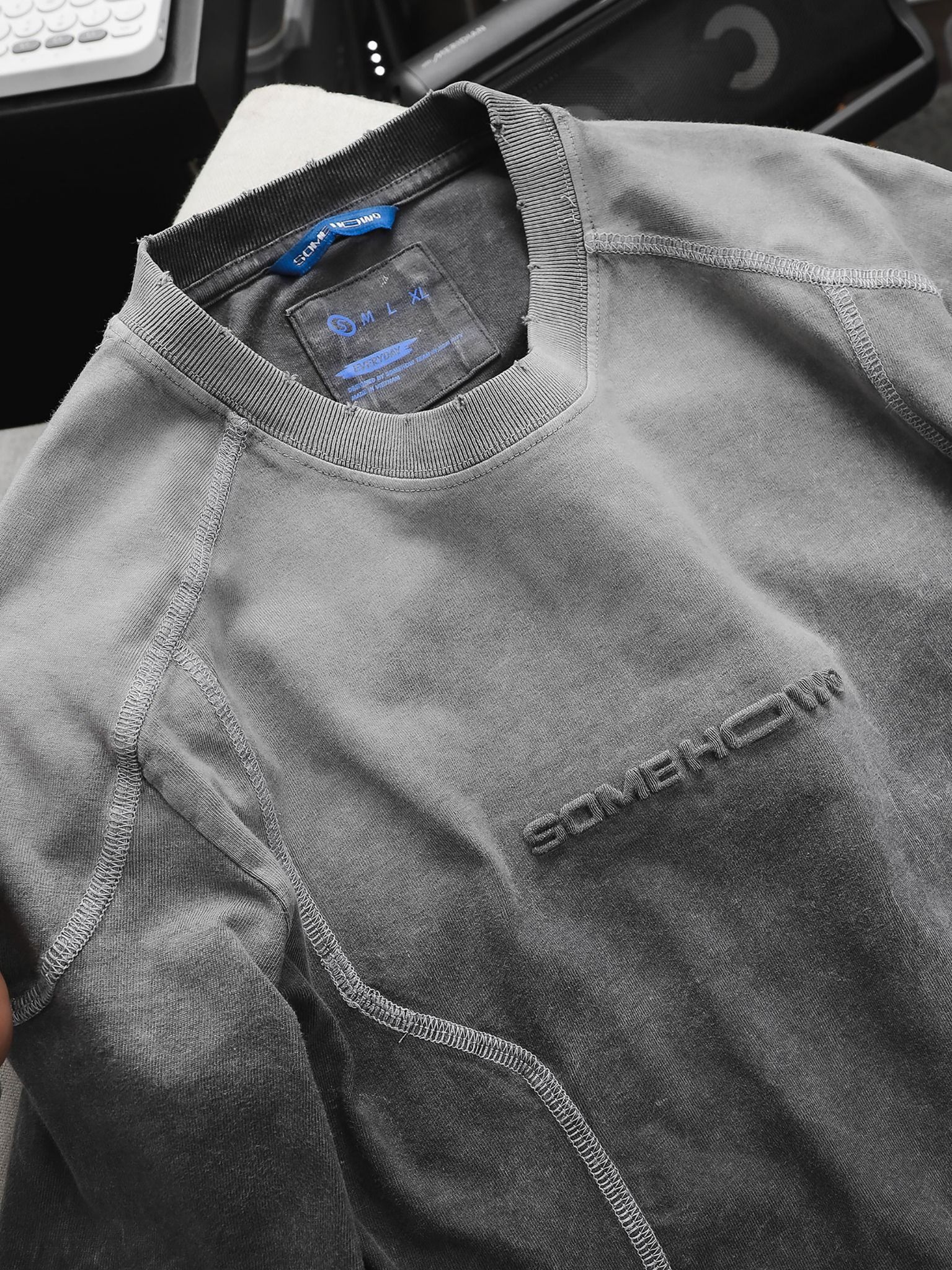 Áo Thun Wash Upper Bright