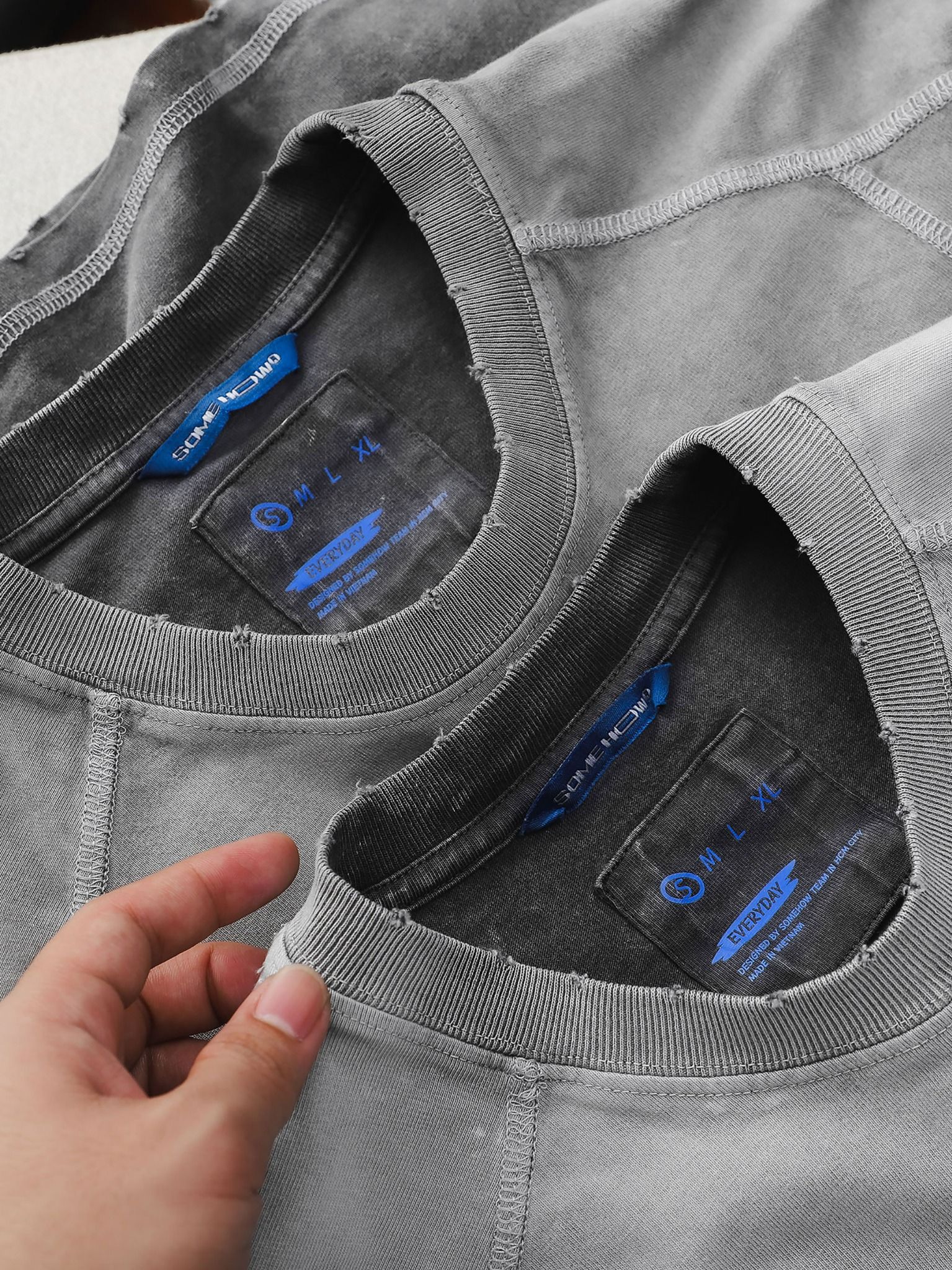 Áo Thun Wash Upper Bright