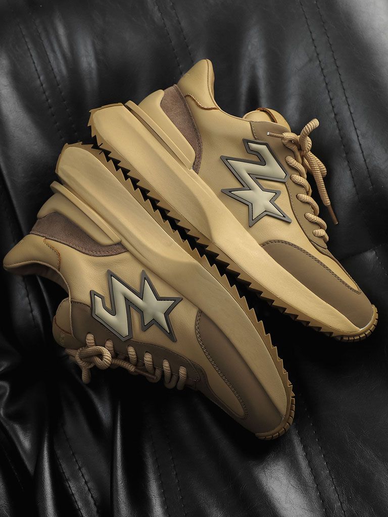 Giày Square Sole Lighting Brown