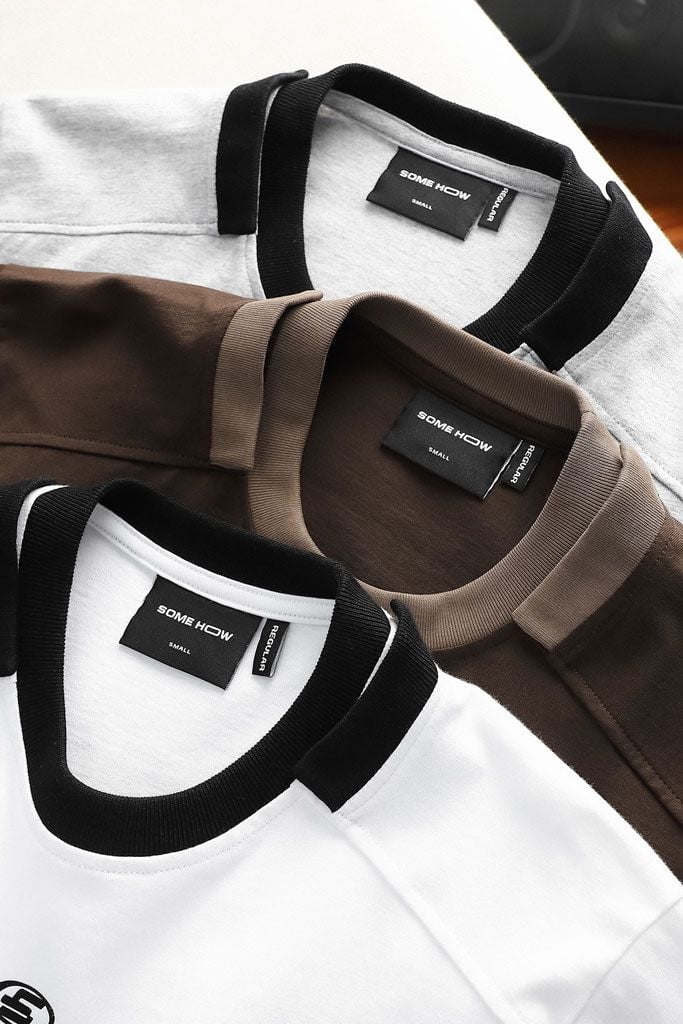 Áo Thun Regular Collorline Mix