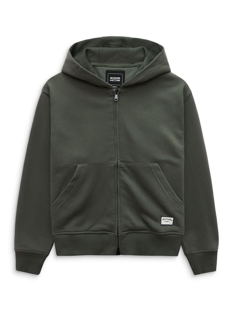 Áo Hoodie Boxy Easy Zip