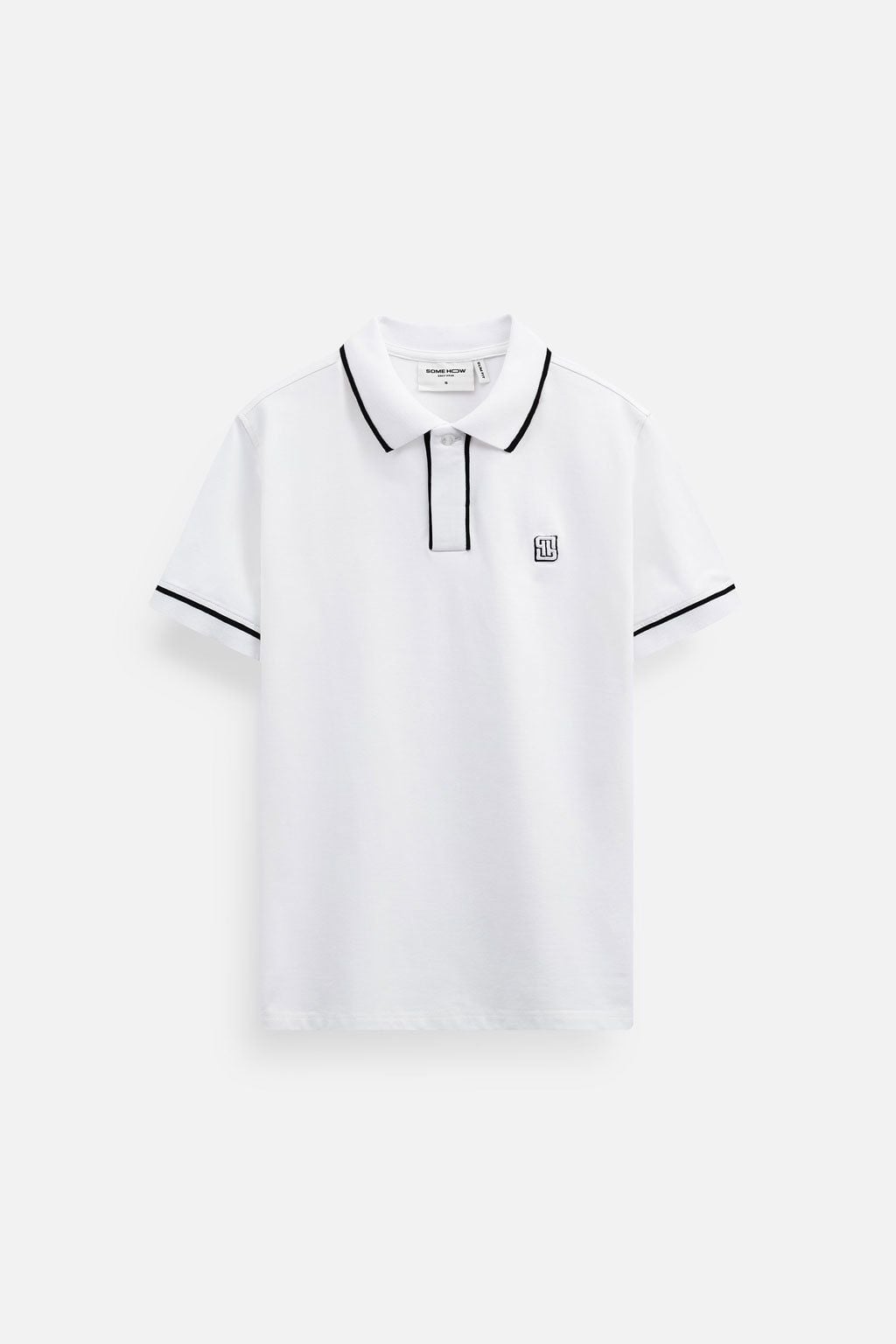 Áo Polo Slimfit Hidden Dualine The White