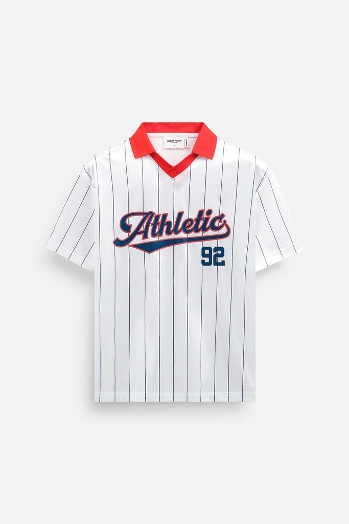  Áo Polo Athletic The Stripe White 92 