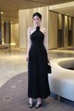 Đầm Dài Halter Latin Cord