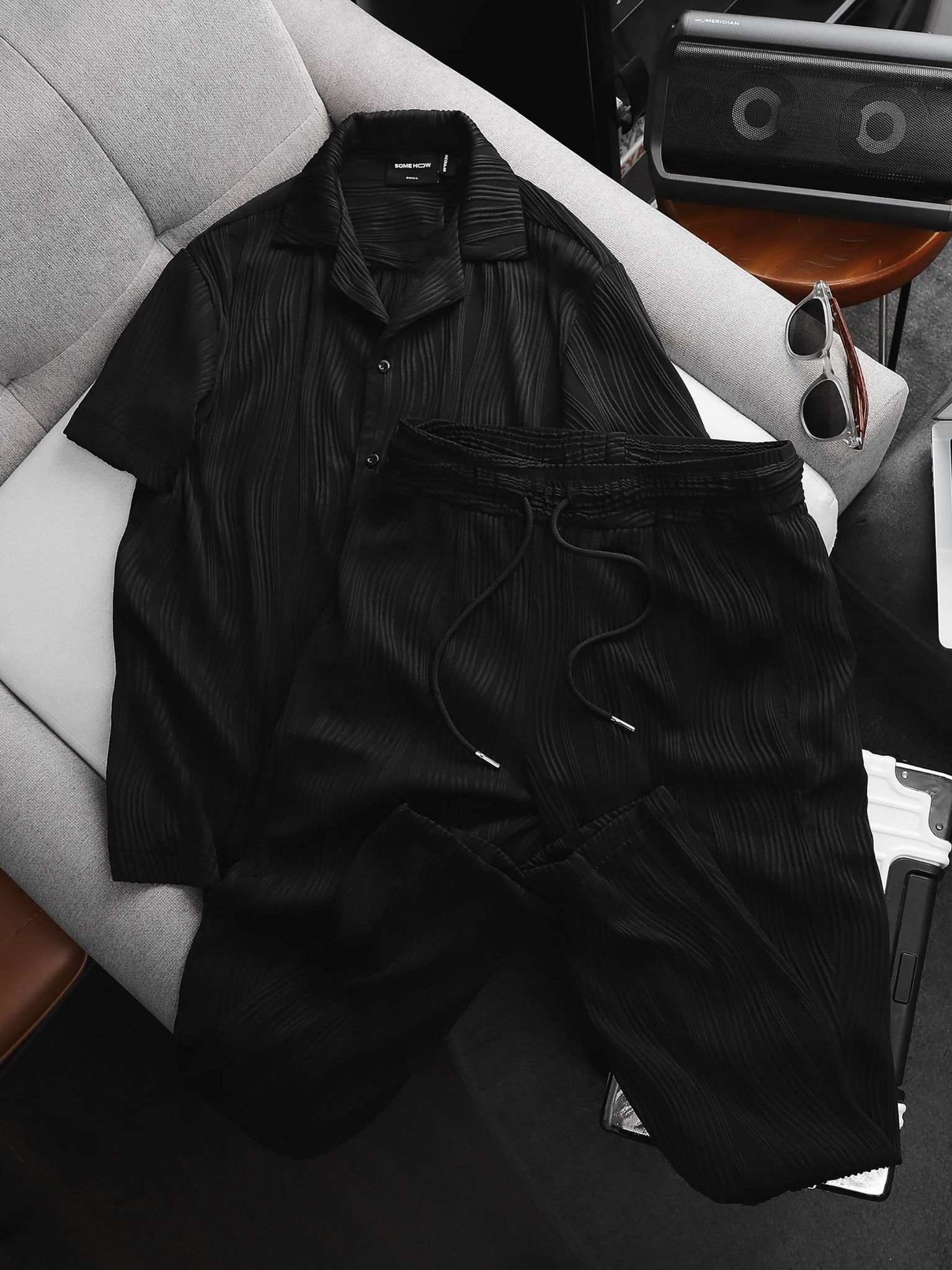 Set Shirt Long Pant Waves Casual