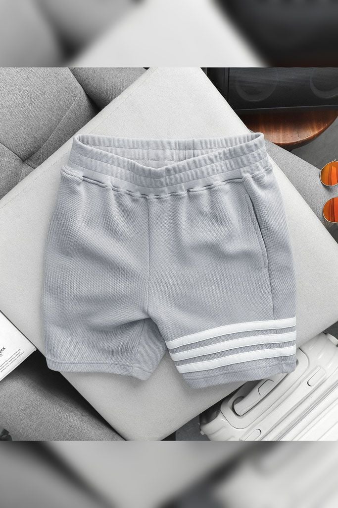 Set White T-shirt Bluered Short