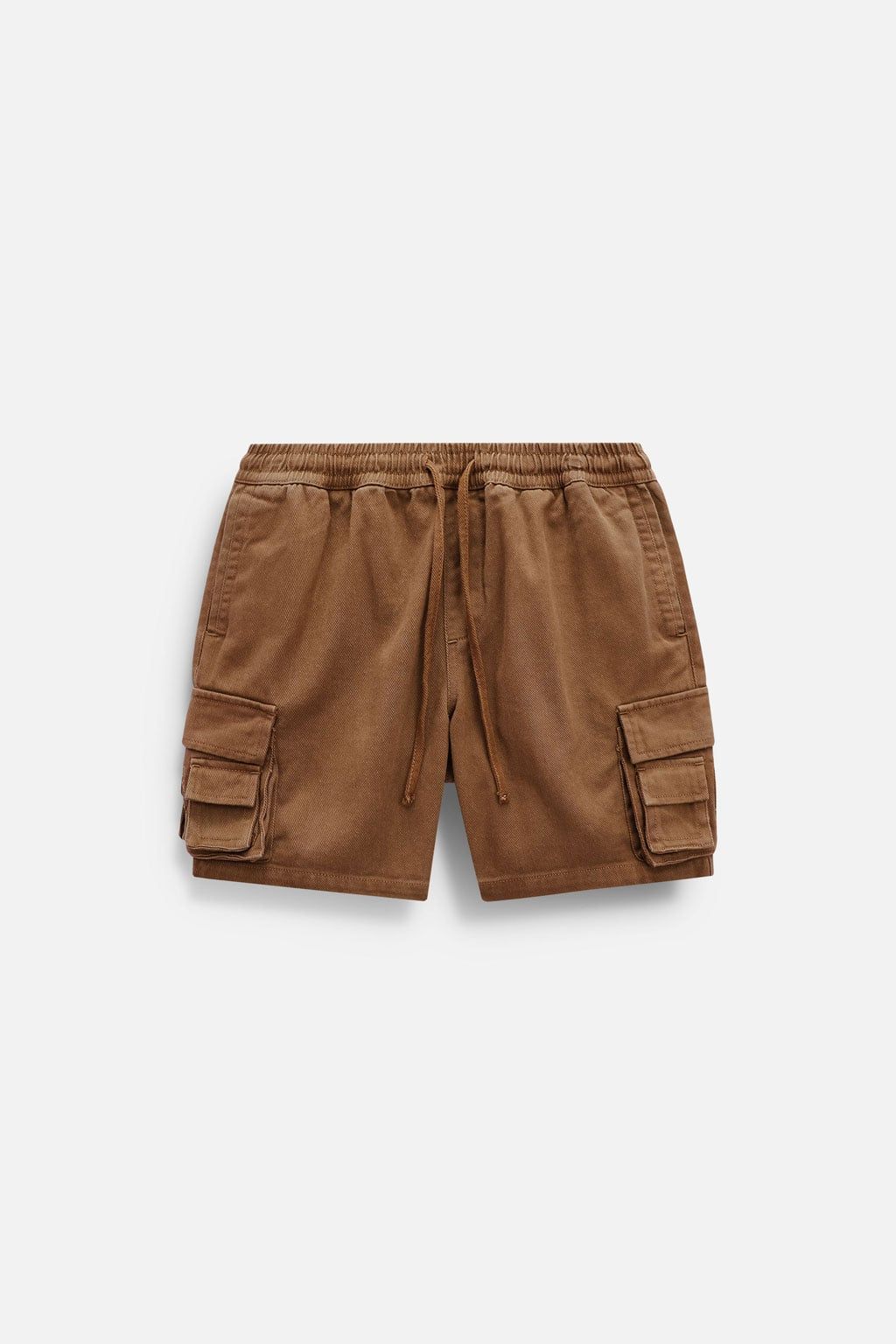 Quần Short Cargo Khaki Basic