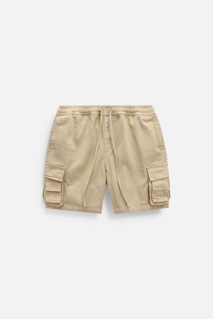  Quần Short Cargo Khaki Basic 