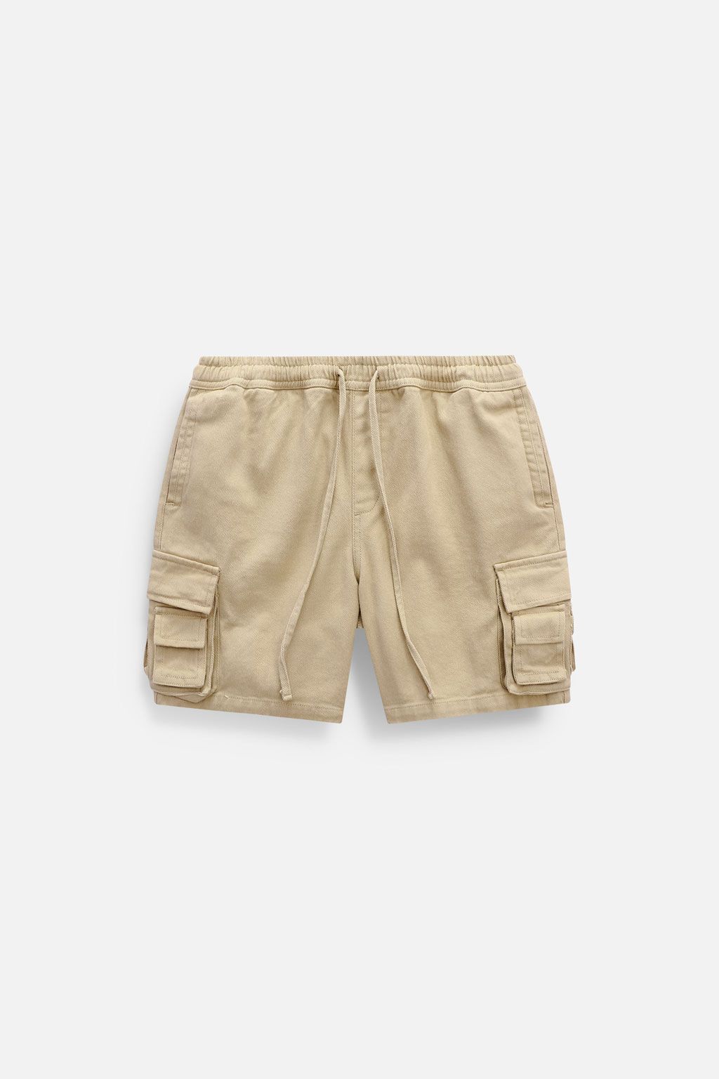Quần Short Cargo Khaki Basic