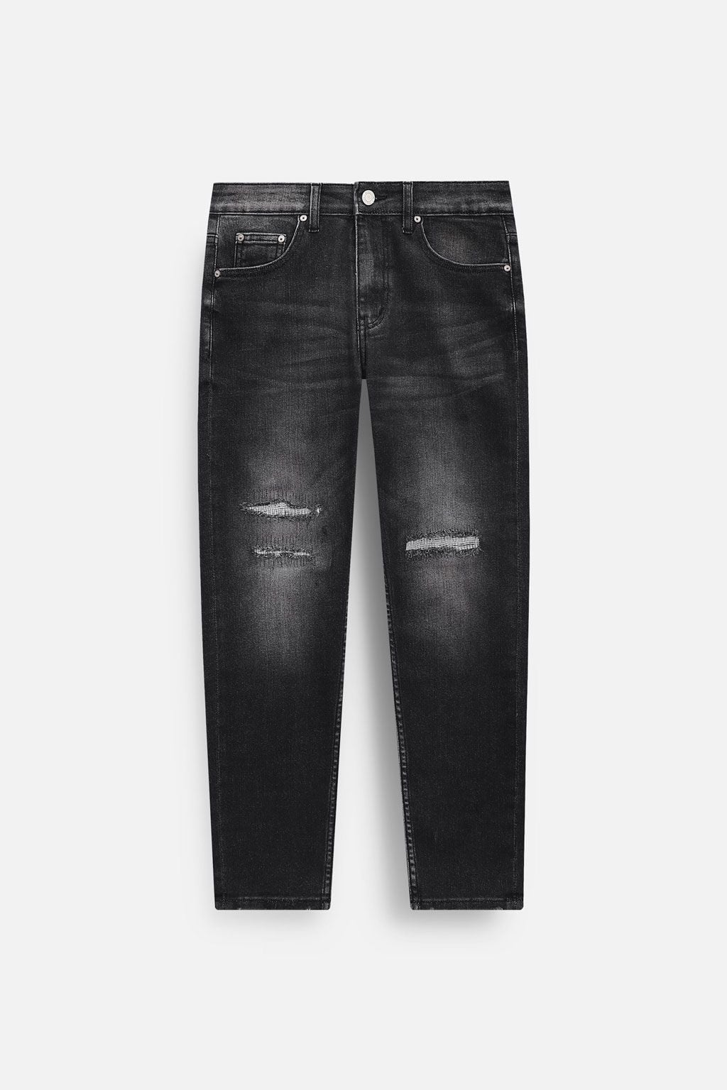 Quần Jean Slim Knee Sewing Black – SomeHow