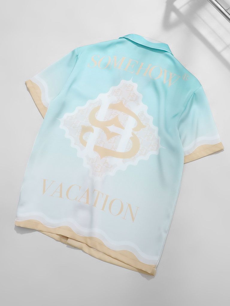 Set Shirt Short Gradient Vibe Tropical