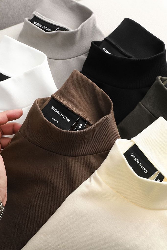 Áo Thun Rollneck Solid Cool Fab