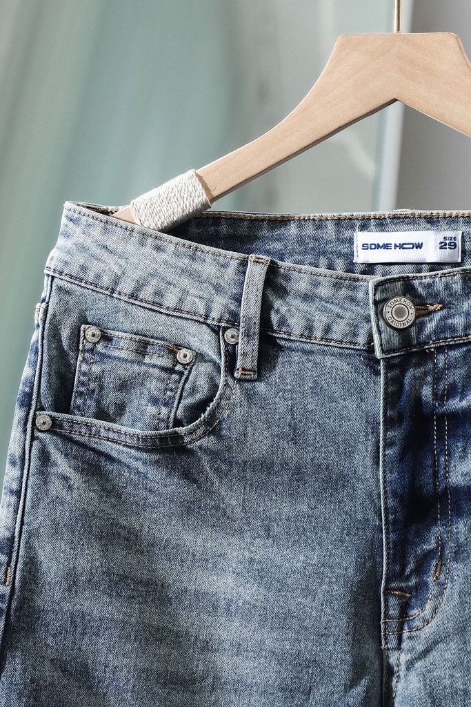 Quần Jean Rayon Slim Tue Distress