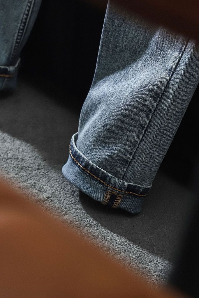 Quần Jean Rayon Slim Tue Distress