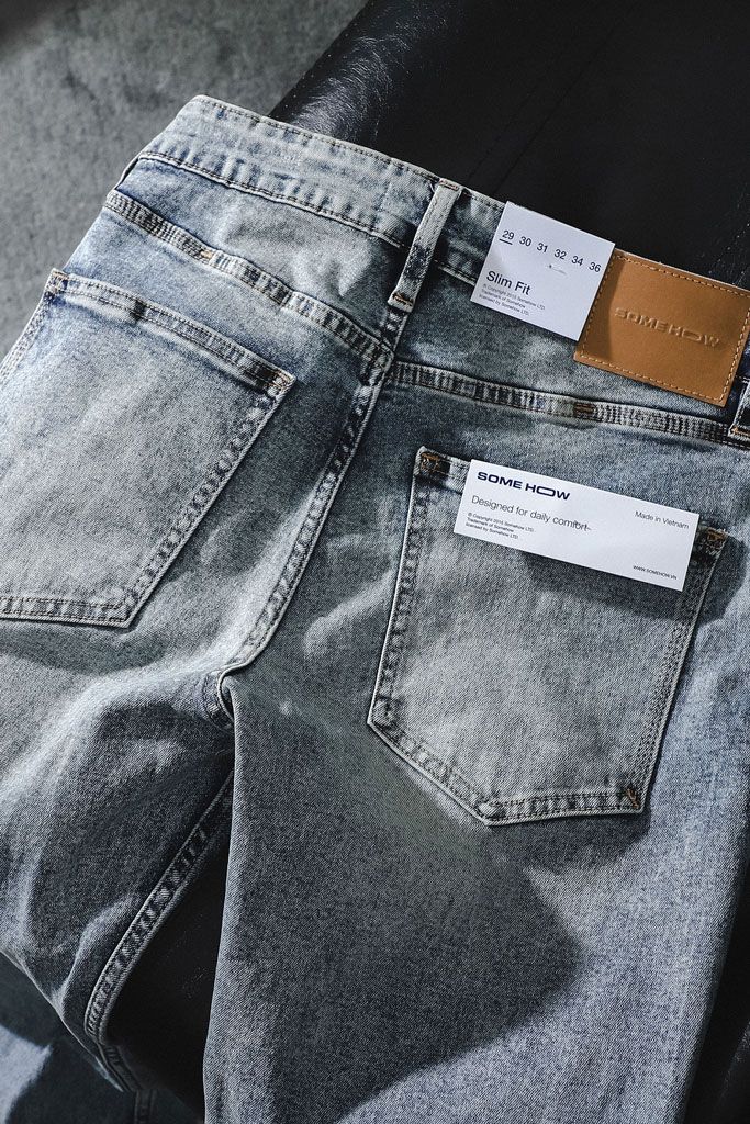 Quần Jean Rayon Slim Tue Distress