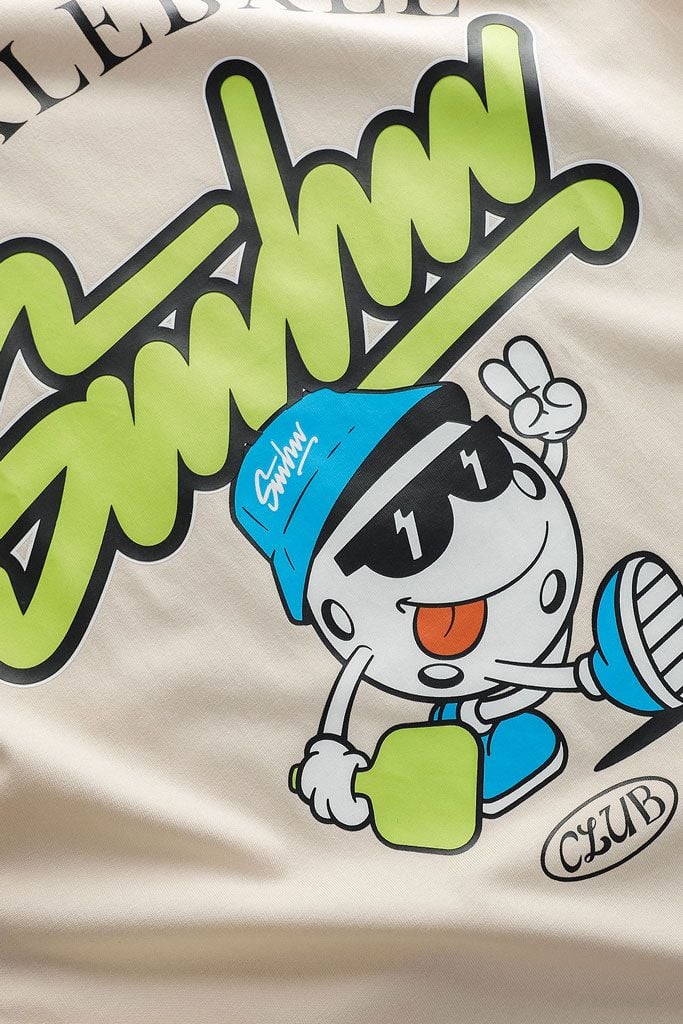 Áo Thun Pickleball Black Neck