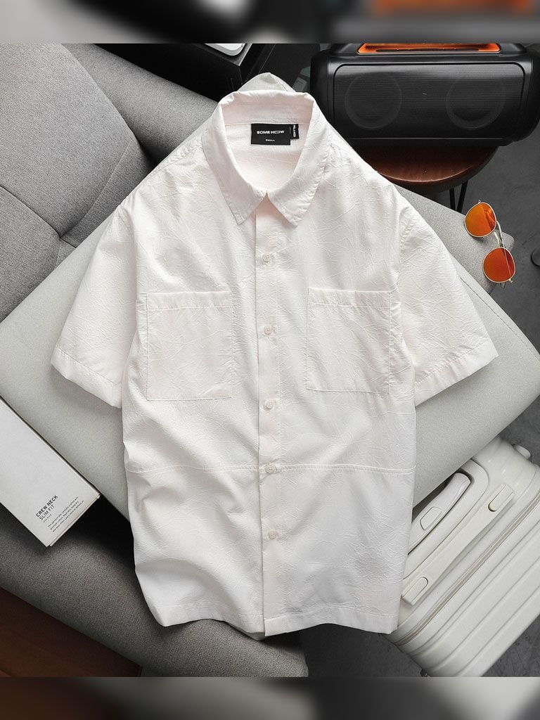 Áo Sơ Mi Relaxed Line Pattern